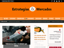 Tablet Screenshot of estrategiasymercados.com
